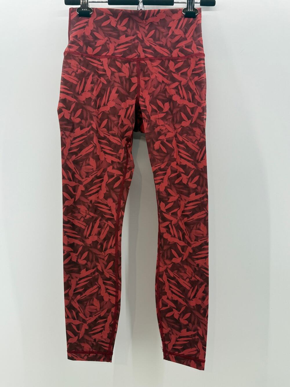 Lululemon Wunder Under HR Tight Spray Leaf Fireside 25"